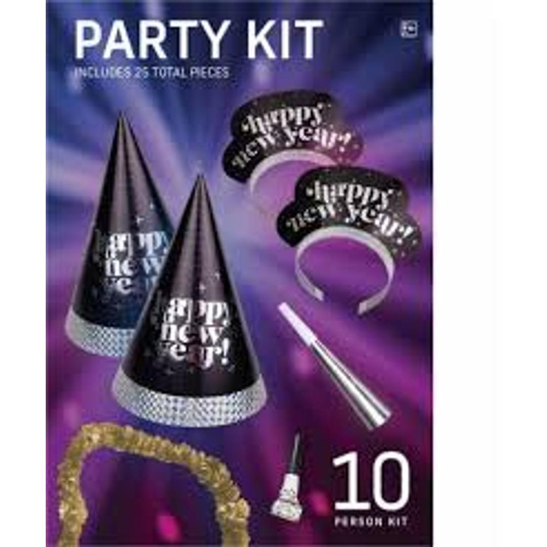 Amscan Prismatic New Year's Party Kit, 25 pc