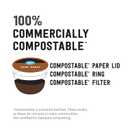 Amazon Brand - Happy Belly Dark Roast Compostable Coffee Pods, Compatible with K-Cup Brewer, 96 Count (EXP 12/04/27)