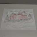 SUPERDANT Christmas Cottage Iron on Rhinestones Transfer Tree Snowflakes Iron-on Decals T-Shirt Crystal Heat Transfer Hot Fix Stickers Clothing Repair Crystal Patch for Clothing Bags DIY Craft