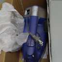 Hamilton Beach Steam Iron & Vertical Steamer for Clothes with Scratch-Resistant Durathon Soleplate, 8' Retractable Cord, 3-Way Auto Shutoff, Anti-Drip, 1500 Watts, Blue