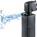 TARARIUM Fish Tank Filter for 15-40 Gallon Tank Crystal Clear Powerful Internal Aquarium Filters Submersible Pump& Filter System Turtle Tank Accessories