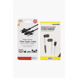 Pack of 2 Digital Toslink And Acoustix