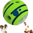 Interactive Puzzle Dog Treat Ball, Treat Dispensing Enrichment Dog Toys Ball, S, 3.14 in (8 cm)