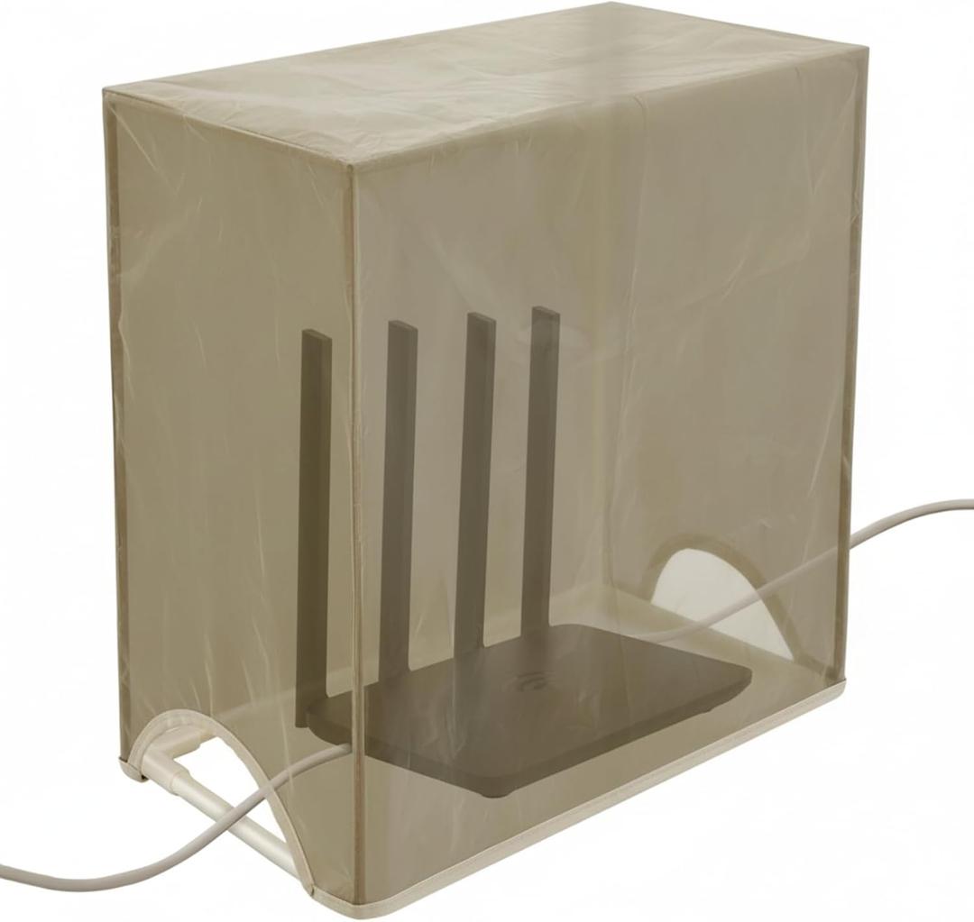 Large WiFi Router Cover, Smart Meter Cover Block 90% of WiFi Router EMF and 5G Electric Meter Faraday Cage Protection