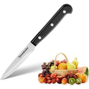 3.7 inch Small Kitchen Knife, Small Paring Knife Best & Chef knife For Fruits And Vegetables, With Razor-Sharp Blade And Ergonomic Handle, Perfect For Peeling And Slicing
