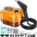 Steam Cleaner for Home & Car - 1800ML Water Tank 15s Heat-Up Portable Steamer for Cleaning, 6 Level Handheld Steam Cleaner for Car Detailing with 17 Accessories for Furniture, Grease, Carpet, Grout