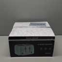 Roter Mond Toaster 4 Slice Retro Stainless Steel with Extra Wide Slots Bagel, Defrost, Reheat Function, Dual Independent Control Panel, Removable Crumb Tray, 6 Browning Levels, Cream White