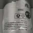 LAMIT White Linen Curtains for Living Room, Light Filtering Panels, Grommet Privacy Protected Sheer Linen Curtains for Bedroom/Kids' Room, Set of 2 Panels, 52 x 80 Inch