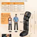 Mothers Day Gifts, Leg Massager with Heat and Compression - Foot Calf Thigh Massage for Circulation and Pain Relief, Professional Compression Boots with 6 Modes, 9 Intensity, 4 Heat