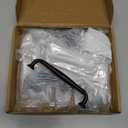 khtumeware 10 Pack 5 Inch(128mm) Matte Black Cabinet Pulls Vintage Cabinet Handles Heavy Duty Solid Cabinet Hardware for Cupboard Drawer Pulls Dresser Handle