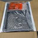 Snughome 10 Gallon Aquarium Stand with Storage, 3 Tier Heavy Metal Fish Tank Stand Shelf 20.47" x 11.42" x 30.91", Black