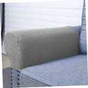 Homoyoyo 4PCS Armrest Covers Stretch Armchair Slipcover Protector Anti- Stain Washable Furniture Protector Arm Covers for Chairs Sofa Recliner Sofa Couch (Light Grey)