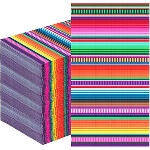 50 Pack Mexican Fiesta Guest Napkins Mexican Themed Colorful Disposable Dinner Napkins Mexico Fiesta Paper Hand Towel for Cinco De Mayo Tableware Baby Shower Birthday Party Decorations
