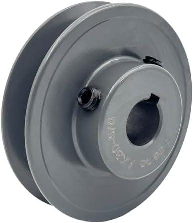 Saelno AK30-5/8 Sheaves,v Belt Pulley 5/8 inch bore 3" OD,Motor Pulley Cast Iron for A 3L 4L V-Belts,AK3058 Pulley