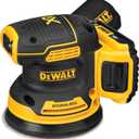 DEWALT 20V MAX Orbital Sander Cordless, 5-Inch Sander Tool, 2.Ah, 8,000-12,000 OPM, Variable Speed Dial, Storage Bag, Battery and Charger Included (DCW210D1)
