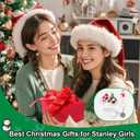 AIERSA Christmas Cup Accessories for Stanley 40 oz- Christmas Straw Topper, Lid Topper Decorations, Silicone Boot, Charms Ornament