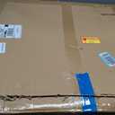 RV Window for Trailer Camper, 30" W x 22" H RV Exit Window with Net Screen and Trim Ring RV Window for Cargo Trailer Camper for 1-1/2" to 1-4/5" Thick Walls, DOT Approved