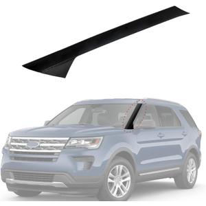 CARMOCAR Outer Windshield Pillar Trim Panel Molding Front Left (Driver Side) Replacement for 2011-2019 Ford Explorer 4 Door Utility Replaces BB5Z7803136AA BB5Z-7803145-AA BB5Z-7803137-AB 1 Pack (Outer(Left 1 PACK))