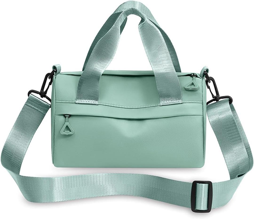 Mini Gym Bag Waterproof Gym Tote Bag Cute Small Portable Fitness Shoulder Bag for Sports Travel Bag (Green)