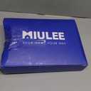 MIULEE Faux Linen Curtains 84 Inch Length 2 Panels Natural Ivory Semi Sheer Curtain with Back Tab Rod Pocket, Light Filtering Window Privacy Burlap Drapes for Living Room Bedroom 42W x 84L