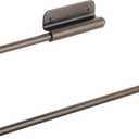iDesign 33231 Forma Wall Mounted Metal Paper Towel Holder Swiveling Roll Organizer for Kitchen, Bathroom, Craft Room, Set of 1, Bronze