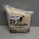 Pidada Hand Towels Set of 2 Embroidered Floral Pattern 100% Cotton Absorbent Soft Decorative Towel for Bathroom (Brown)