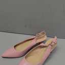 DREAM PAIRS Women's Kitten Heel Slingback Pointed Closed Toe Low Stiletto Heels Dress Bridal Elegant Wedding Pumps Shoes 7.5