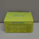 TICONN 48 Pairs Reusable Silicone Ear Plugs for Sleeping Noise Cancelling, 25dB NRR Corded Earplugs for Study Concentration Travel (48 Pairs)