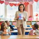 HIDEGRASS Funny Joke Valentine's Day Cards for Kids Classroom, 30 Pack Valentine Cards with 36 Stickers & 30 Envelops, Valentines Gifts for Boys Girls (Orange)