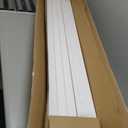 Air Conditioner Fence - 48" W x 48" H Trash Can Fence Panels, Easy Assembly Privacy Screen for Outside, Decorative for AC Units & Pool Equipment, White Vinyl 2 Panels