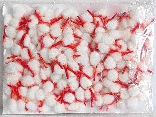 Rastogi Handicrafts Cotton Wool Oil Lamp Wicks - Approximately 70 Wicks Indian Puja Batti Hindu Puja Rui Wick