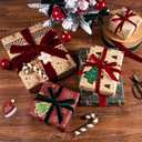 2 x Red Velvet Ribbon 3/8 Inch 25 Yards Ribbon for Gift Wrapping Christmas Wreath Bow DIY Sewing Projects