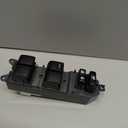 Front Left Driver Side Master Power Window Control Switch with Bezel Fit for 2012-2015 Toyota Tacoma Double Cab, Replace OEM 8482012540, Black