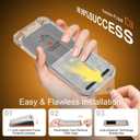 NeverBreak Screen Protector for iPhone 17, 9H+ Hardness Tempered Glass Protector for iPhone 17 6.3" 2025, 12FT Military Grade Protection [Scratch, Shatter, Drop Resistant] Full Edge Coverage Auto-Install, Durable Case Friendly, 2 Pack