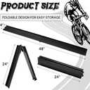 Silipull Bike Rack Loading Ramp, 48 x 4 Inches,Folding Ramp, Bridge, Fit for E-Bicycles, Mountain and Road and Ordinary Bicycles, Fat Tires Bikes