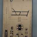 LIFETIME 80387 4-Foot Commercial Adjustable Folding Table, Almond