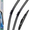 3 Wiper Blades 26" + 14" Front Wiper + 10" Rear Wiper Blades for Chevrolet Trax 2013-2021/Buick Encore 2013-2021/Opel Mokka 2012-2020/OE Original Quality (Pack of 3)