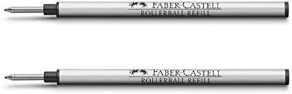 Graf Von Faber Castell Rollerball Pen Refill Black (Pack of 2)