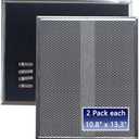 Upgraded S99010308 Range Hood Charcoal Filter Fit Bro-an Nut-one BPSF30 QS WS And GE WB02X10707 S-ears Non-Ducted carbon Replacement Filters Allure Range Hood Filter Size 10.8"x13.3" 2-Pack