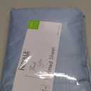 ROYALE LINENS 300 Thread Count 100% Long Staple Combed Cotton Fitted Sheet Full - Super Soft Deep Pocket Bottom Sheet - Fitted Sheets Only - Elastic Sheets (Full, Lake Blue)