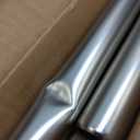 Ivilon Drapery Window Curtain Rod - End Cap Style Design 1 Inch Pole. 72 to 144 Inch Color Satin Nickel