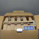 XIXUBX 20Bar Espresso Machine, Compact Espresso Maker with Milk Frother, Stainless Steel Coffee Machine for Cappuccino&Latte, 42oz Water Tank, Visible Pressure Gauge, Home&Office, Silver