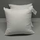 HITO 16x16 Pillow Inserts (Set of 2)- 100% Cotton Covering Down Alternative Throw Pillows White for Couch Bed Sofa