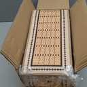 Mollydot Stair Treads Non Slip 15PCS  8"x30" Indoor Stair Runners for Wooden Steps, Soft Carpet Stair Treads, Edging Stair Rugs, Peel and Stick Stair Treads Washable Reusable Adhesive (Beige)