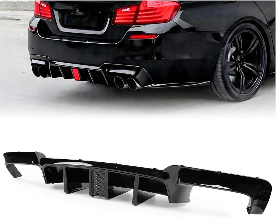 LED Rear Diffuser for 2012-2016 BMW 5 Series F10 535i M5 M Sport