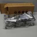 Shower Caddy Hanging Bathroom Organizer: Rustproof Shelf for Inside Shower - No Drilling Racks Over Showerhead - Bath Shelves for Shampoo Soap (Black)