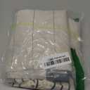 AmazerBath Boho Shower Curtain Set, Grey Shower Curtain with Tassels, Rustic Faux Linen Gray Striped Modern Farmhouse Shower Curtain with Hooks, Light Tan Toned, 72x72 Inches