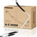 A-Premium A/C Suction Hose & Discharge Line Hose Assembly Compatible with Chevrolet Trailblazer & GMC Envoy & Oldsmobile Bravada, 2002, 4.2L, without Rear Temperature Controls