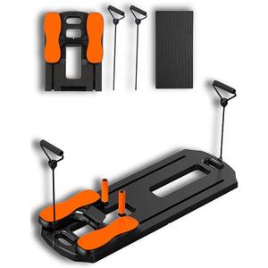 Pilates Board, Multifunctional Abdominal Board, 2025 Pilates Reformer Set, Foldable Pilates Reformer Board for Home, Portable Ab Core Trainer