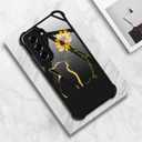 CARLOCA Compatible with Samsung Galaxy S21 Case, Yellow Cat Sunflower Samsung Galaxy S21 Cases Graphic Design Shockproof Anti-Scratch Drop Protection Case for Samsung Galaxy S21